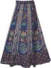 Roma Bohemian Wrap Long Skirt