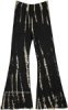 Black Beams Boho-chic Tie Dye Bellbottoms