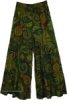 Vertical Patchwork Bohemian Gypsy Skirt with Thread Fringes
