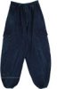Navy Storm Boho Explorer Cotton Cargo Joggers