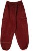 Ruby Journey Vintage-Wash Cotton Cargo Joggers
