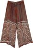 Teal Blue Elephant Mandala Print Harem Pants