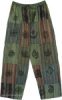 Caterpillar Green Patchwork Hippie Spirit Pants