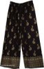 Ethnic Beauty Straight Rayon Pants with Folk Print