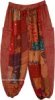 Cotton Rayon Everyday Boho Patchwork Pants