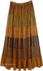 Summer Frolic Patchwork Cotton Maxi Skirt