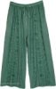 Blue Striped Tiered Cotton Skirt with Smocked Waist