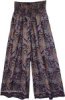 Asparagus Green Floral Printed Palazzo Pants