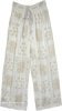 Starlit Ivory Boho Cotton Dream Pants
