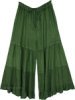 Fresh Fern Loose Tiered Petite Wide Leg Pants
