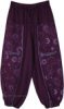 Hippie Dunes Mixed Patchwork Aladdin Pants with Smocked Waist