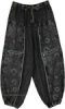Charcoal Celestial Cotton Harem Cargo Pants