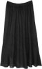 Onyx Vine Tonal Embroidered Maxi Skirt