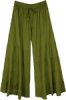 Pistachio Green Patchwork Cotton Hippie Pants