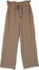 Oat Dune Paperbag Straight Leg Pants