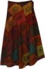 Groovy Fall Tall Wrap Around Skirt