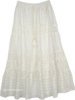 Snow White Cotton Sleeveless Shirt with Buttons