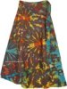 Chelsea Cucumber Tie Dye Long Skirt 33L