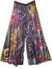 Boho Festival Hippie Colorful Wide Legs Pants