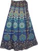 Hippie Hues Maxi Mandala Cotton Wrap Skirt