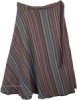 Unisex Rhombus Stripes Hippie Cargo Winter Pants