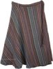 Rusted Gray Wrap Around Throw Long Plus Skirt