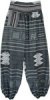 Womens Tribal Harem Pants with Embroidered Waistband