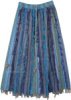 Gray Shorts with Gypsy Long Shorts With Block Print