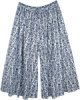Plus Size Cotton Printed Palazzo Pants with Pocket