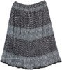 Beige Ombre Dye Floral Lace Long Skirt