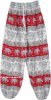 Elephant Mandala Printed Harem Pants in Olive Green