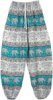 Bahamas Green Elephant Parade Elastic Bottom Pants