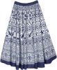 Tribal Hippie Summer Crinkled Long Skirt