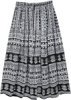 Marble Tie Dye Rayon Boho Street Wear Summer Long Skirt