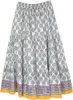 Tribal Africana Inspired Boho Cotton Wrap Skirt
