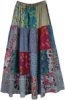 Summer Fiesta Tiered Cotton Skirt with Smocked Waist