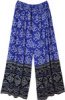 Ibiza Summer Palazzo Pants with Floral Print