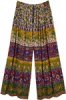 indigo Skies Flowy Hippie Tie Dye Long Pants