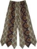 Spooky Charm Wide Leg Gaucho Palazzo Pants