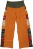Unisex Cotton Multicolored Patchwork Lounge Tall Trousers