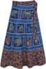 Ethnic indian Printed Cotton Maxi Wrap Skirt