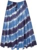 Riviera Tie Dye Long Cotton Skirt for Summer