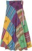 Beauty Flames Striped Patchwork Harem Pants