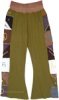 Olive Garden Hippie Side Patchwork Knit Pants