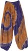 Iris Swirl Tie Dye Genie Rayon Pants