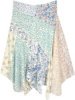 High Tea Asymmetric Elegant Floral Skirt