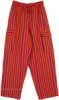 Raspberry Dreams Unisex Pull Up Cotton Cargo Pants