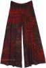 Cranberry Dreams Tie Dye Soft Palazzo Pants