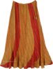 Carnival Of Love Spiral Cut Long Drawstring Skirt