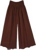 Spice Box Striped Cotton Straight Leg Pants